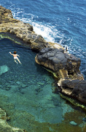 natural pool in La Palma