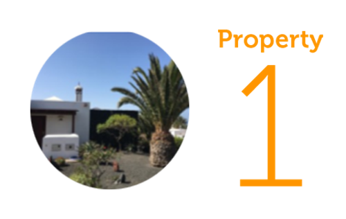 Property 1: Two-bedroom villa in Playa Blanca