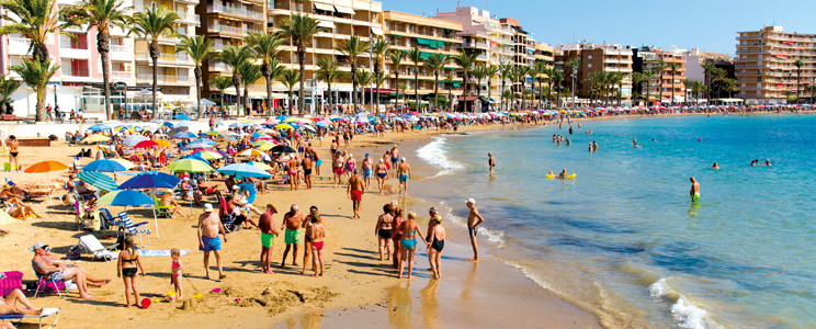 Costa blanca beach