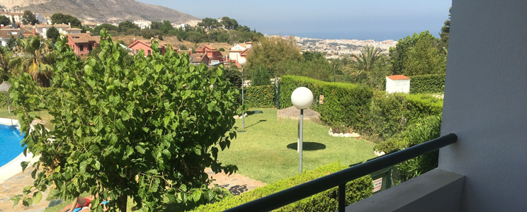 Benalmadena apartment balcony