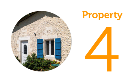 AWAY Property 4: Four-bedroom house in Verteillac