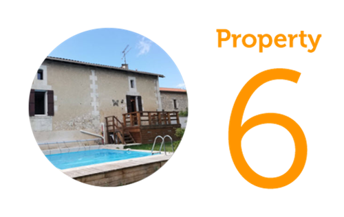 AWAY Property 6: Three-bedroom townhouse in Saint-Aulaye