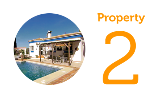 Property 2 Three-bed villa in Cómpeta