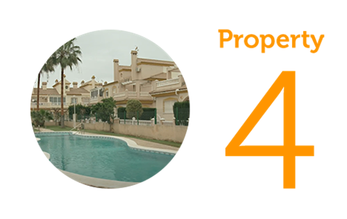 Property 4 Townhouse Overlooking the Pool in La Zenia