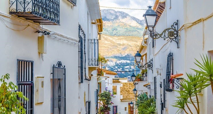 Spanish houses in Altea